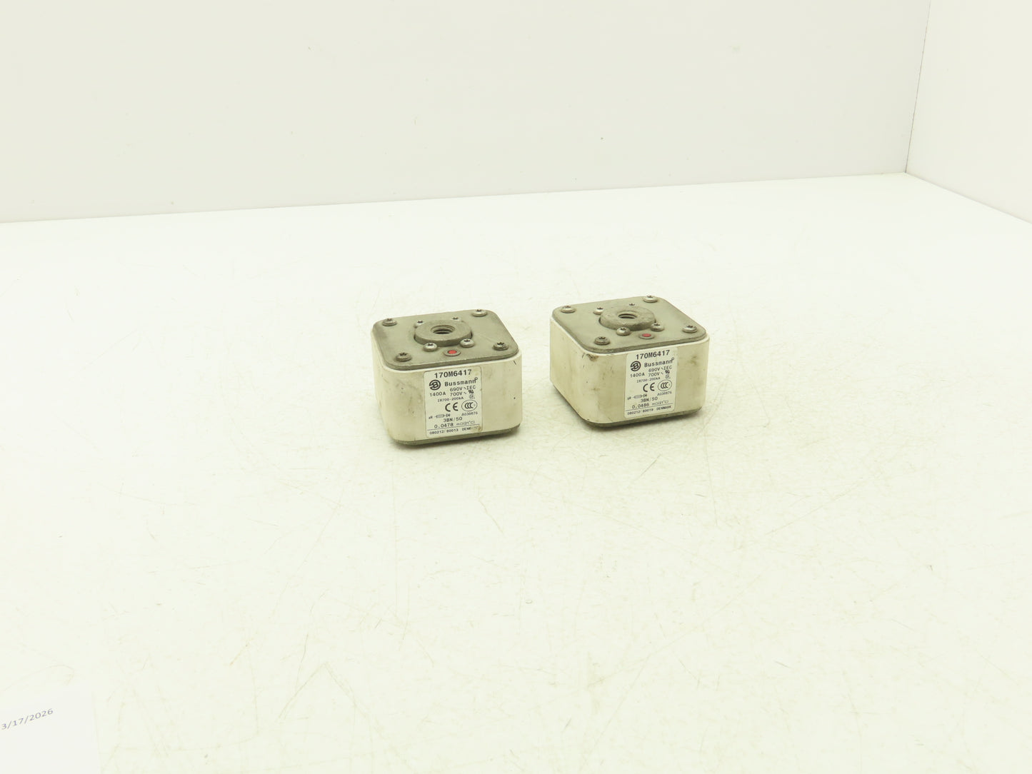 Bussman 170M6417 Fuse 700V 1400A IR700-200kA Lot of 2