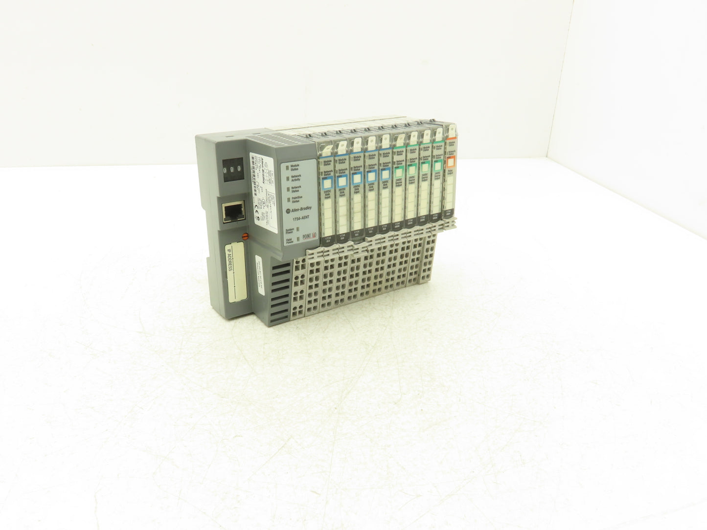 Allen Bradley Point I/O Ethernet Communication Adapter Assembly w/40 In-36 Out