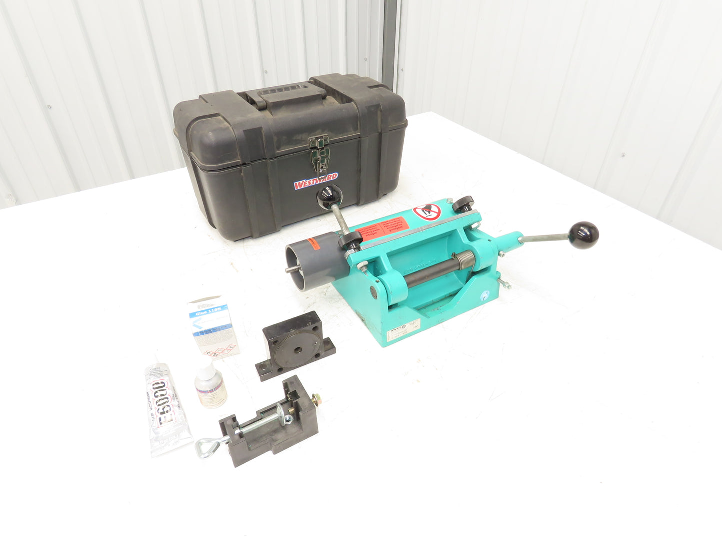Mussel PG-GM-V/130 Belt Skiver Grinding Tool 6"W Belt Splicer Benchtop Sander
