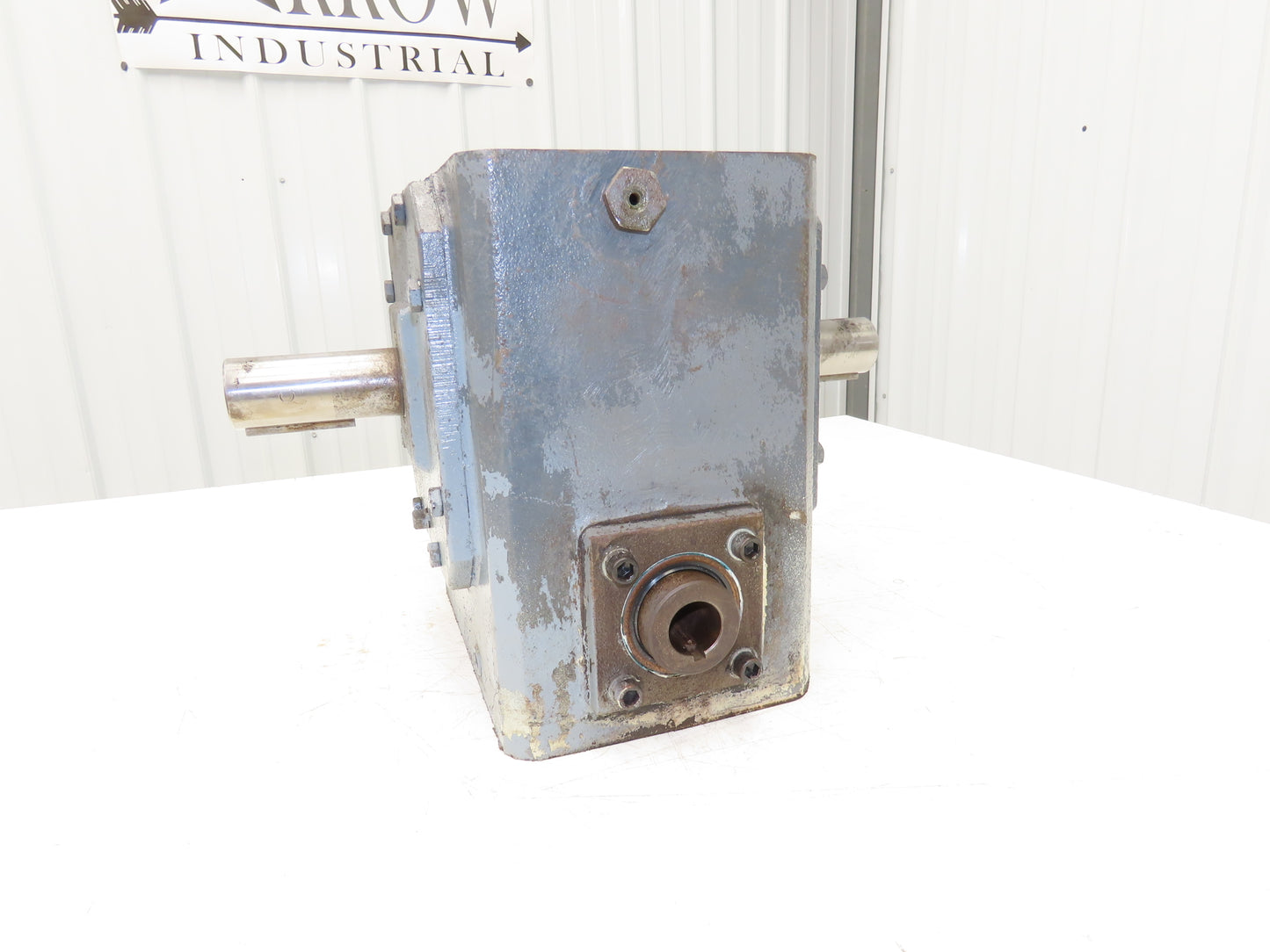 Morse Raider 450Q180LR30 Worm Gearbox 30:1 Reducer 6.2Hp 58rpm Dual Shaft Output