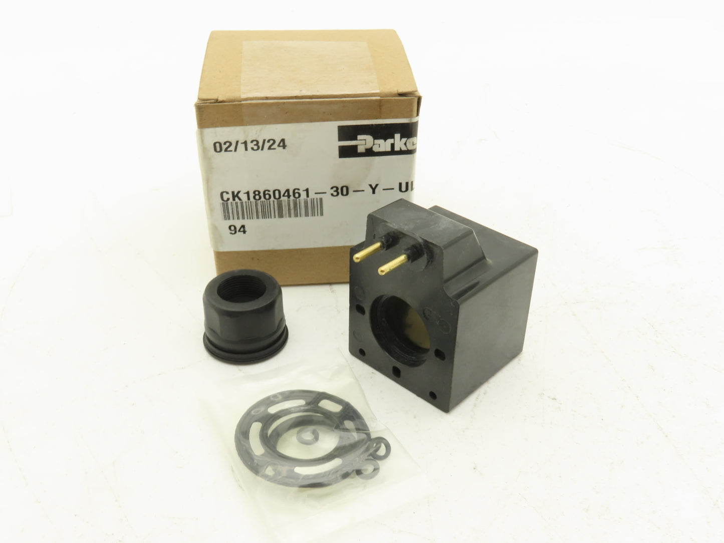 Parker CK1860461-30-Y-UL Hydraulic Solenoid Valve Coil 120VAC 60Hz K14-634-243
