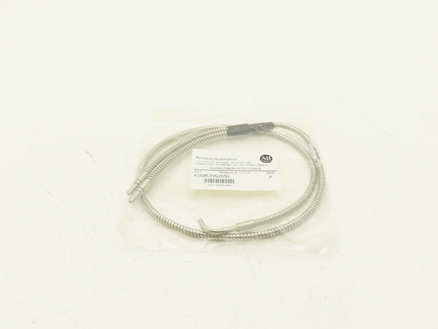 Allen Bradley 43GR-FIS25SL Glass Fiber Optic Cable Stainless 36" Ser A