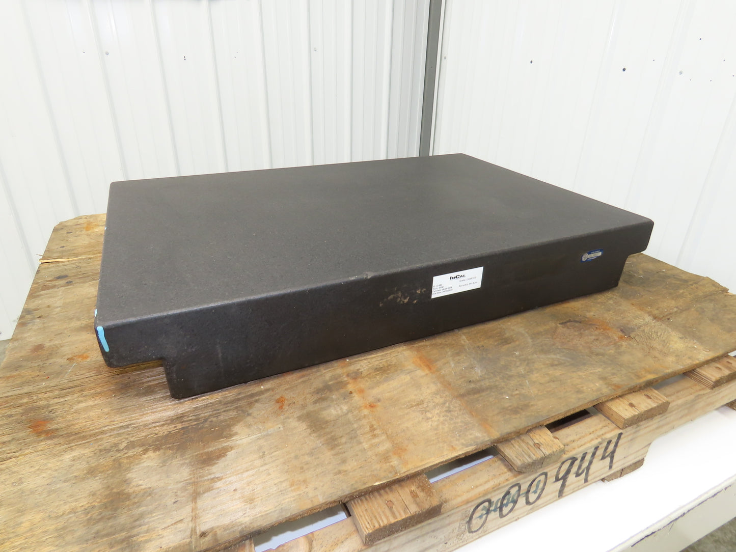 Black Toolroom Granite Surface Inspection Plate 36 x 24 x 5" 2 Ledge