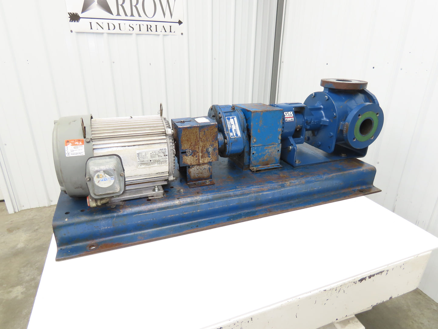 Gorman Rupp GHS3RR3-B Positive Displacement Gear Pump 3"Flanged 255GPM 7.5Hp