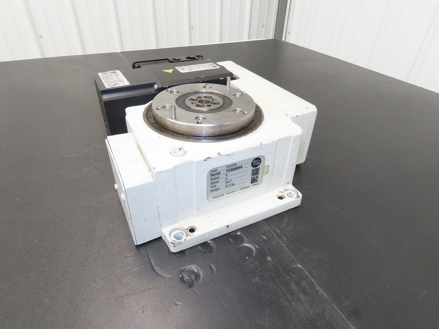 Weiss TC0120 Rotary Indexing Table 6-Station 120mm OD .5kw 230/480V 3PH