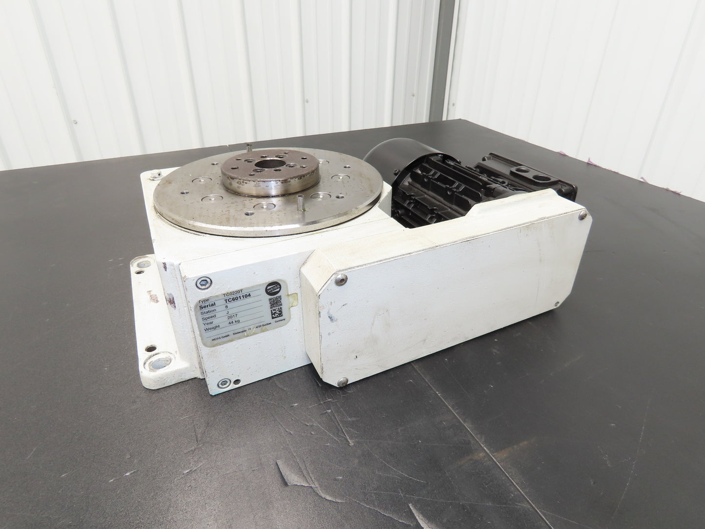 Weiss TC0220T Rotary Indexing Table 8-Station 220mm OD .14kw 230/480V 3PH