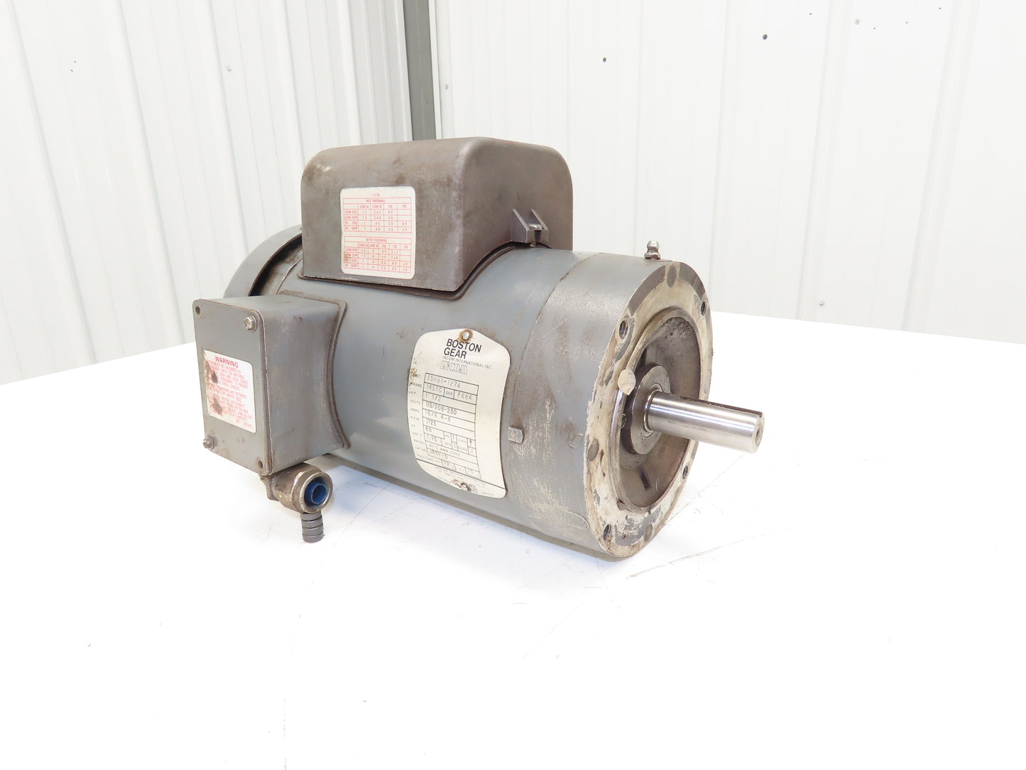 Baldor Boston Gear JRTF-B AC Motor 1.5Hp 1725 RPM 115V/208-230V 1PH 145TC