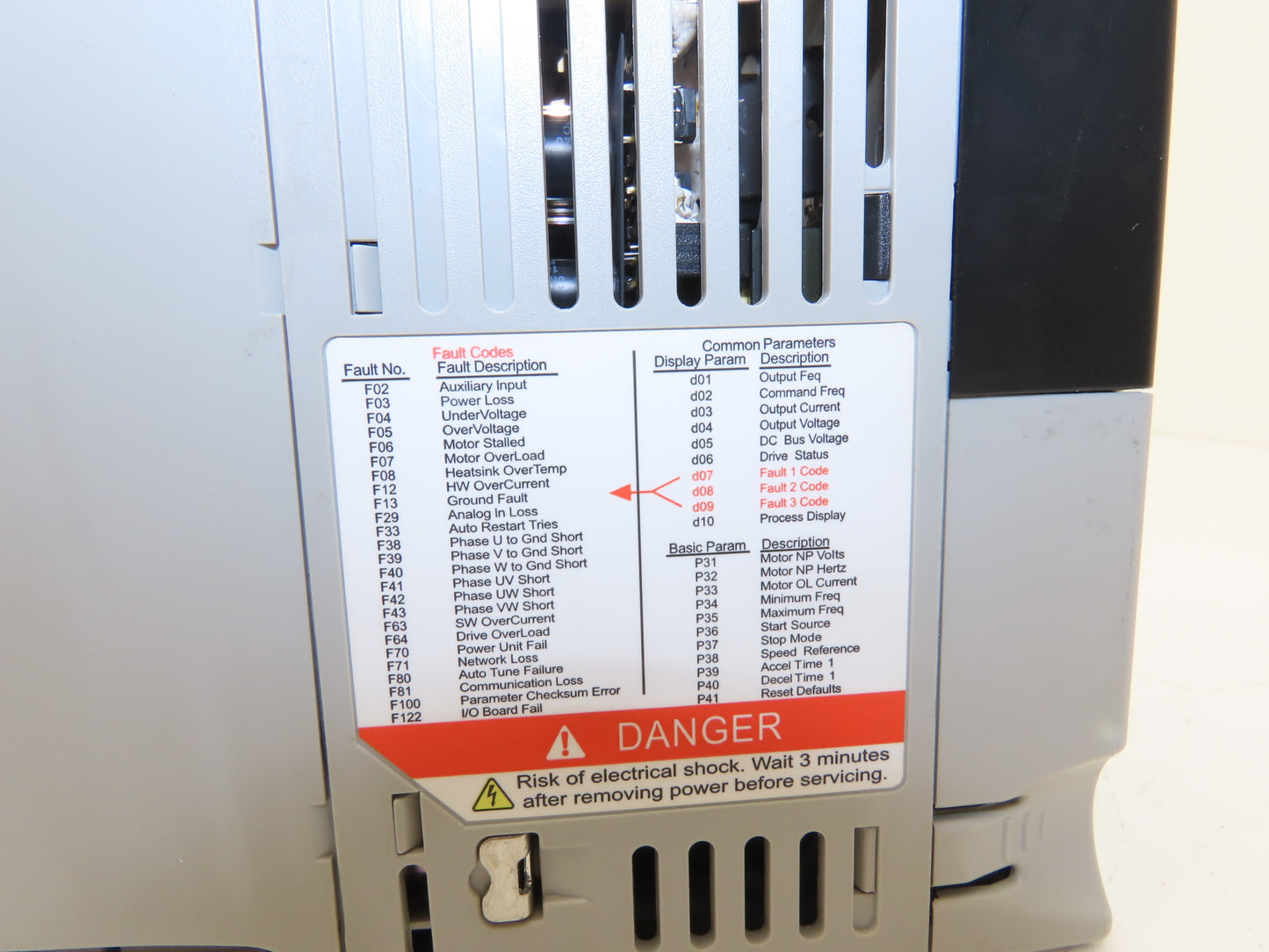 Allen Bradley 22A-D2P3N104 PowerFlex 4 AC Drive 1 Hp 460V 3PH VFD Variable Speed