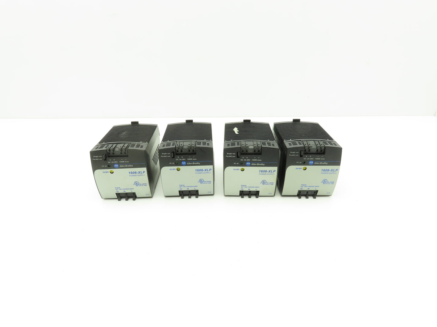 Allen Bradley 1606-XLP100E Power Supply 24VDC 100W 120V Lot of 4