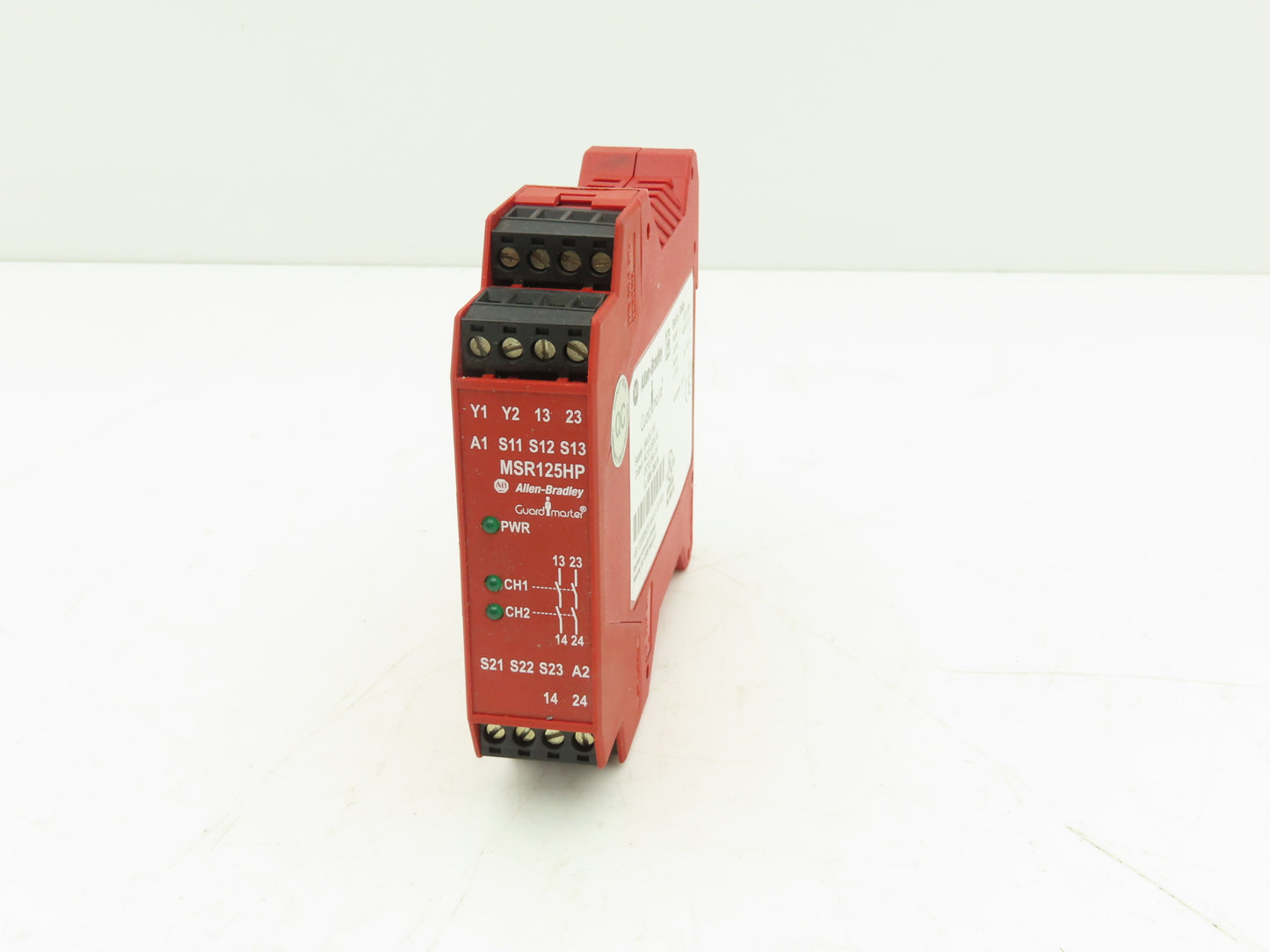 Allen Bradley 440R-D23171 Guardmaster MSR125HP Safety Relay Unit 24VDC Ser A