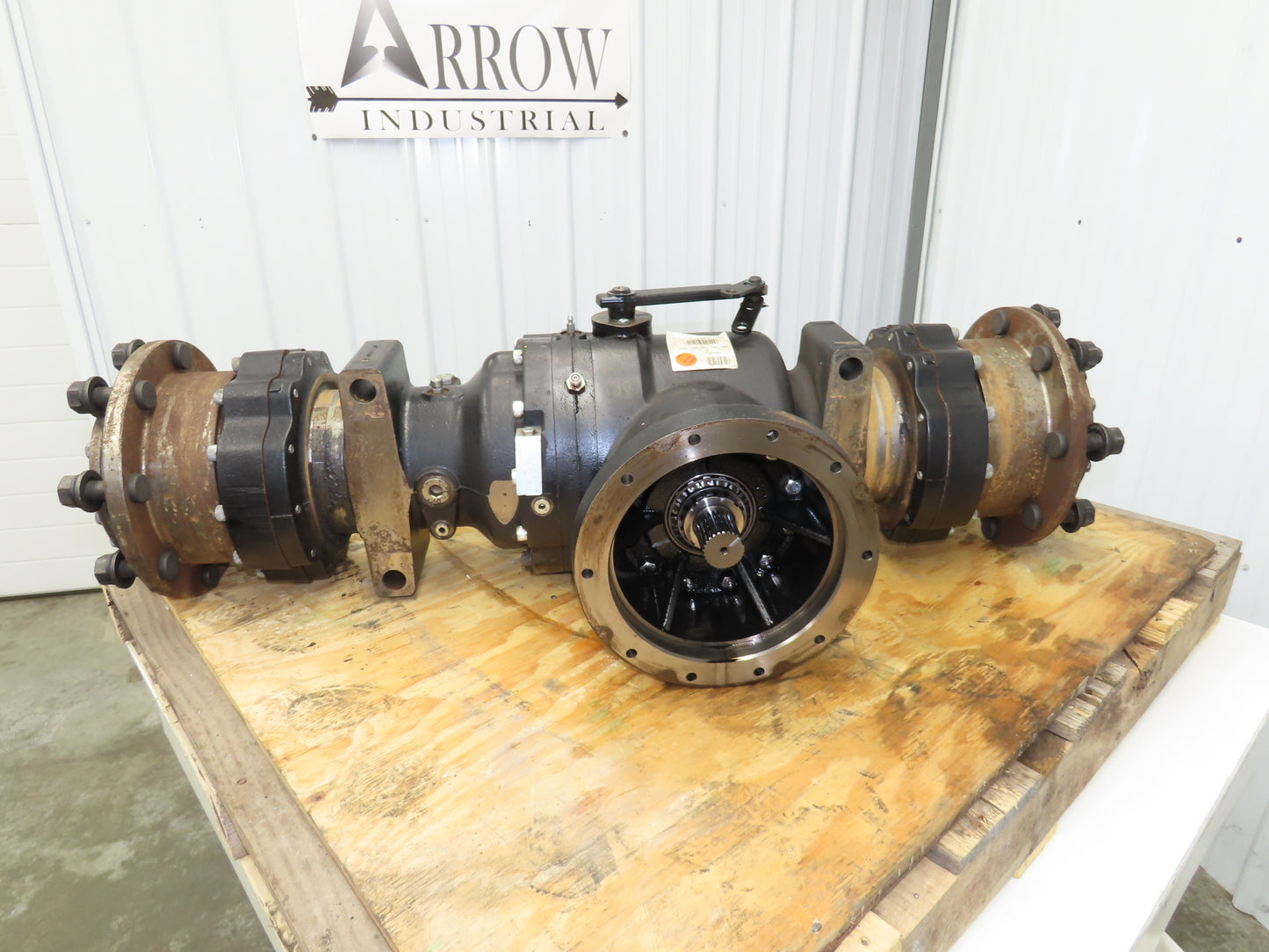 Hyster E80XN Forklift Front Dual Wheel Drive Axle Assembly 8-Lug