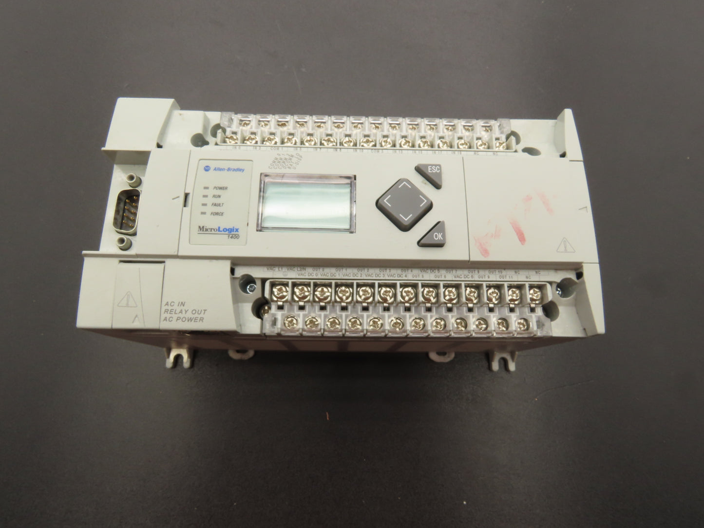 Allen Bradley 1766-L32AWA MicroLogix 1400 Controller Module 32Pt Ser C FW 21.007