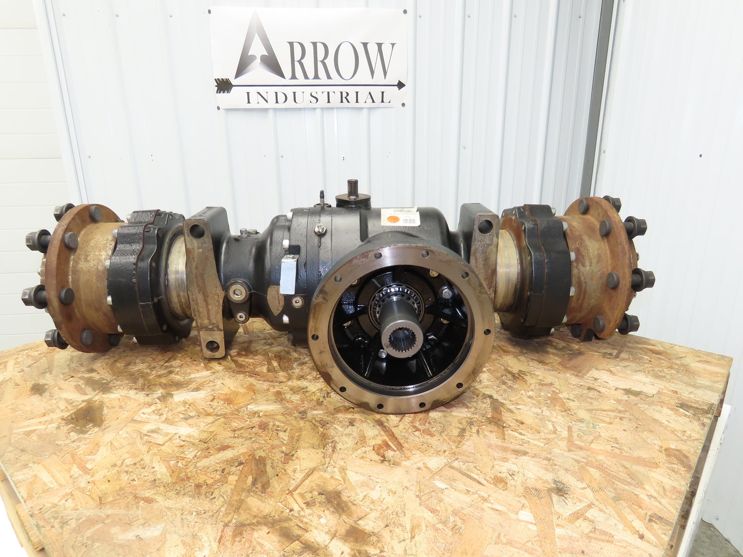 Hyster E80XN Forklift Front Dual Wheel Drive Axle Assembly 8-Lug