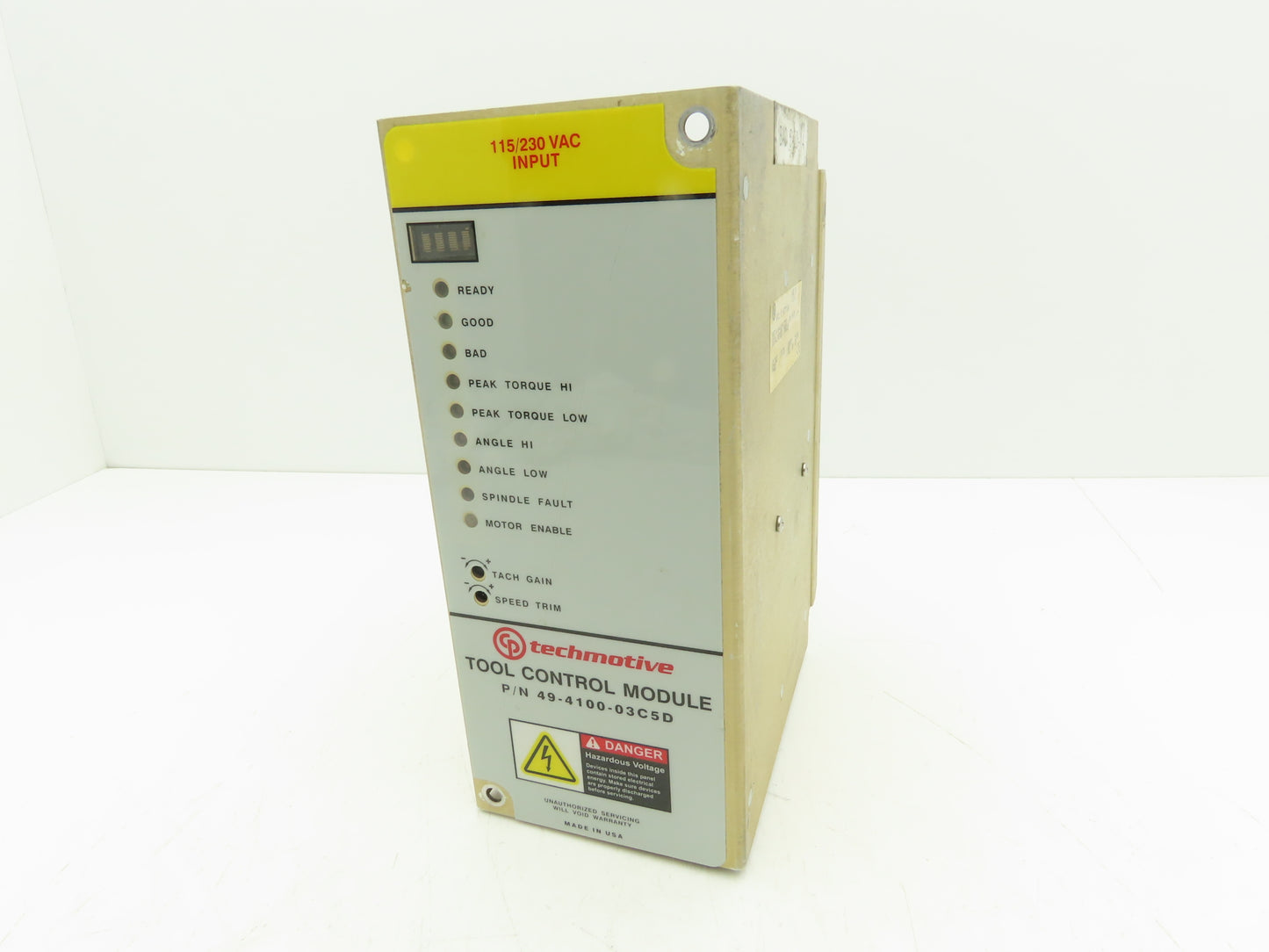 Tech-Motive 49-4100-03C5D Tool Control Module *Parts or Repair*
