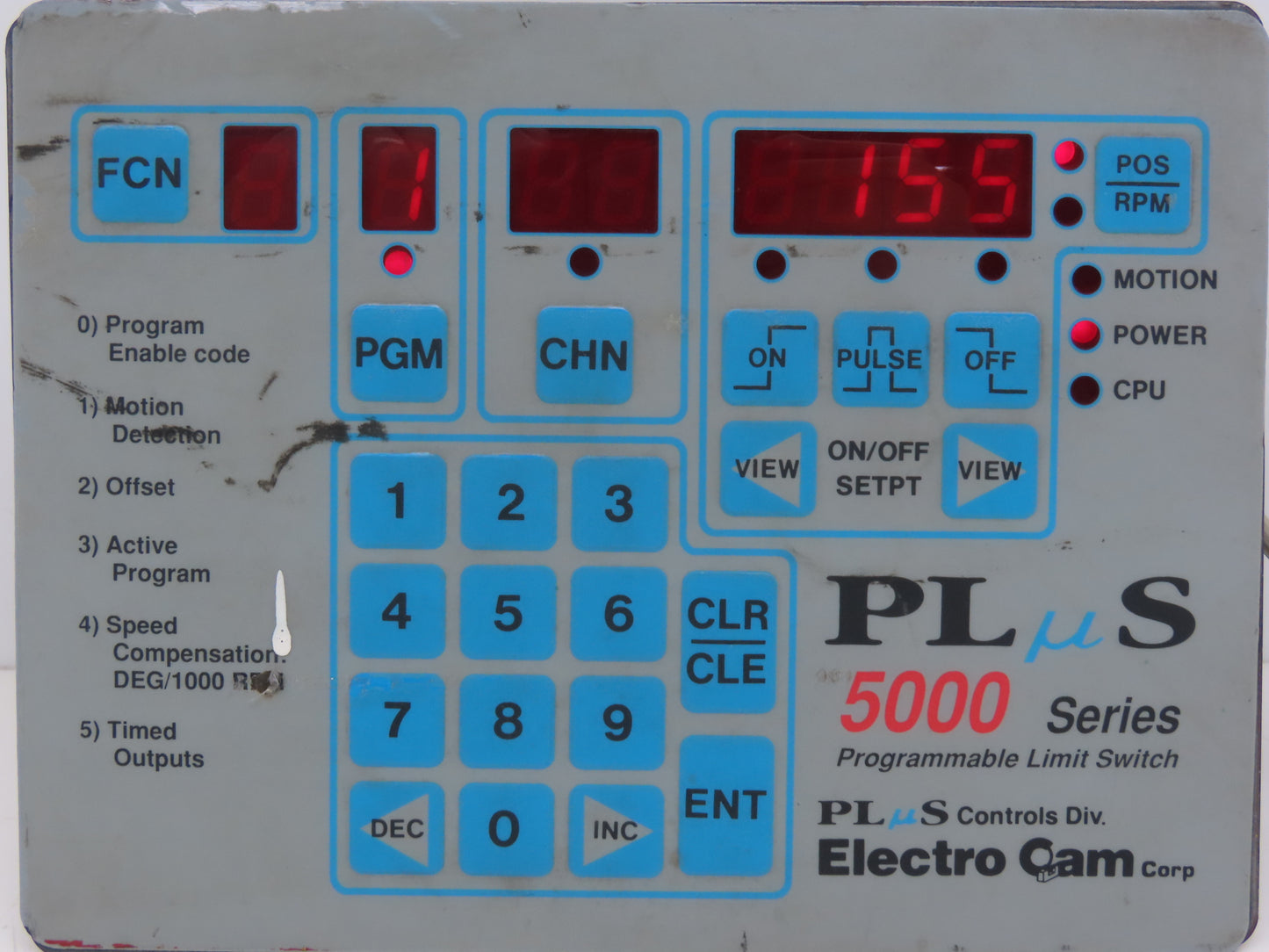 Electro Cam Plus PS-5011-10-P16 Programmable Limit Switch Plus 5000 Series