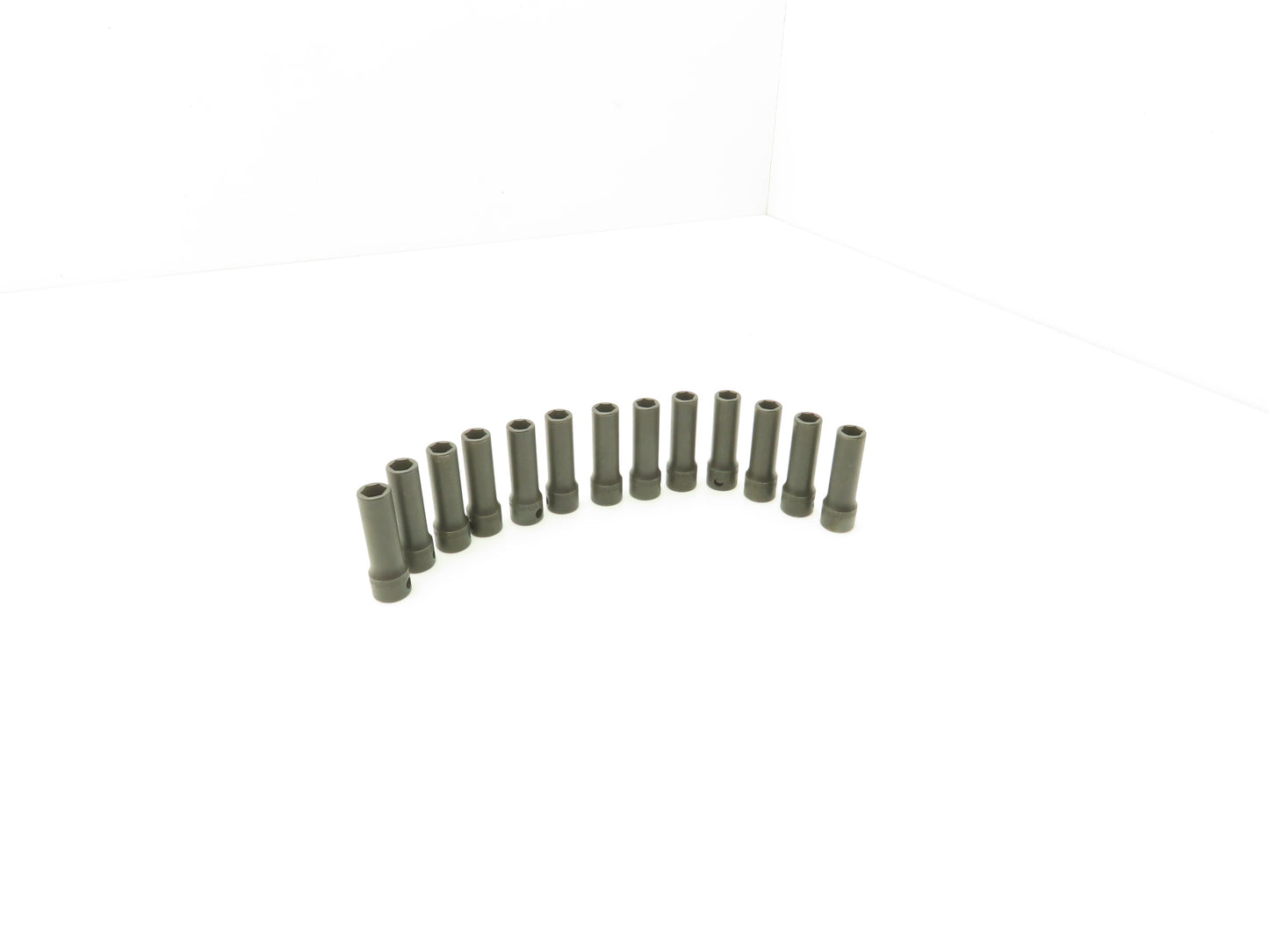 Williams 12M-609 IMP 3/8" Drive 9MM 6 Point Impact Socket Deep 2-1/8"L Lot of 13
