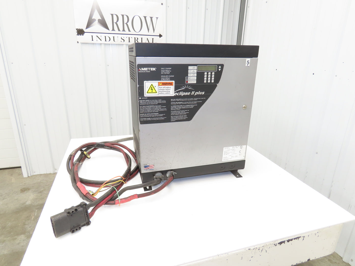 Ametek 1260EC3 Eclipse II Plus Forklift Battery Charger 12/24/36/48V 1260Ah 480V