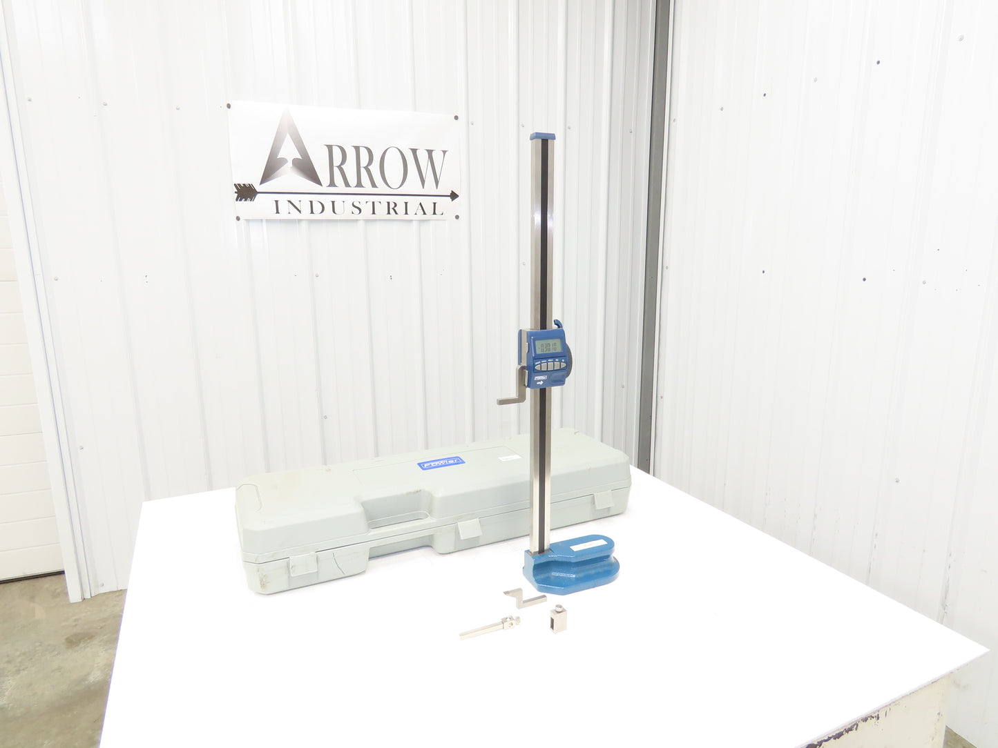 Fowler 54-175-024-1 ABS Plus Digital Z Height Gage 0-24" Range 600mm w/Case