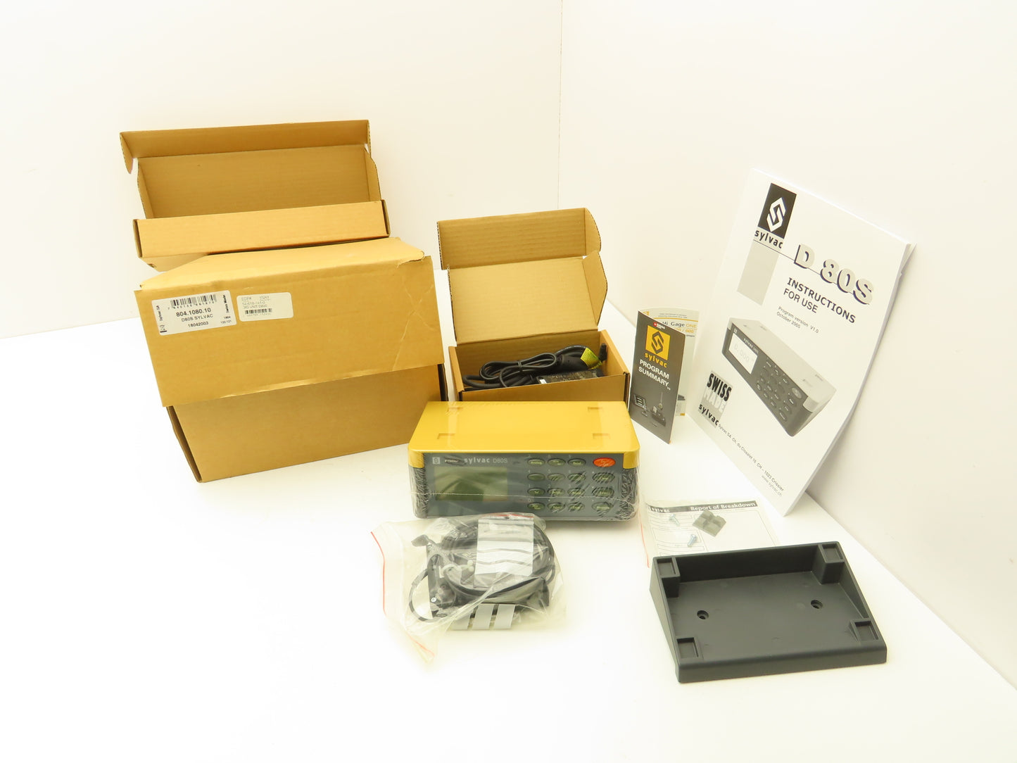 Fowler Sylvac D80S Inspection Gage Probe Digital Display 8-Channel 804.1080.10