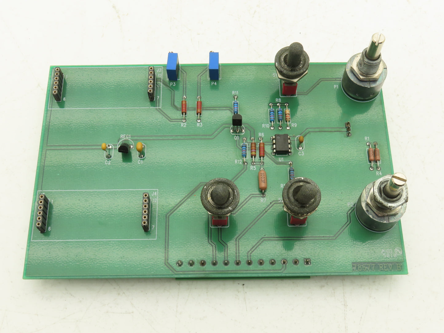 Ransburg Electrostatic Systems 78677 Machine Door Control Circuit Board PCB