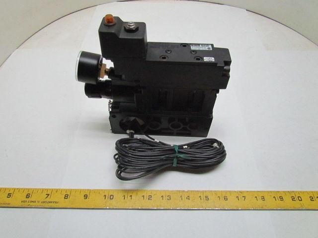 Parker Schrader Bellows AL11323BGW53L6B Pneumatic Valve Regulator 120V Solenoid