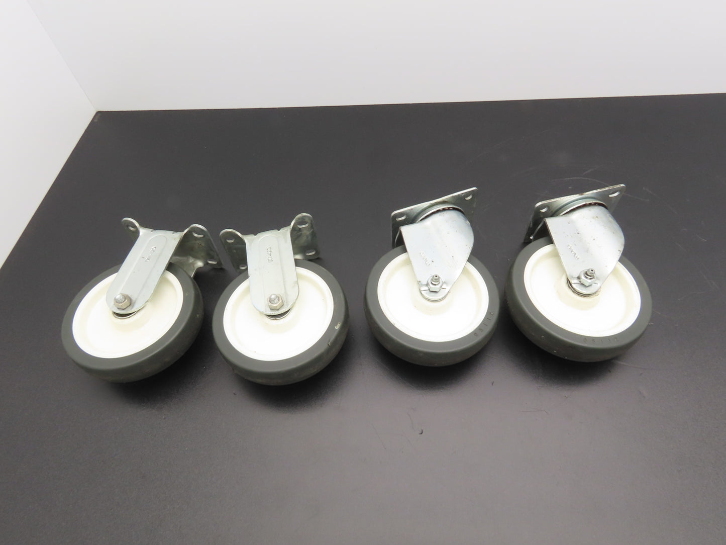 Payson 050/5 5" Swivel & 051-5 Fixed Caster Wheels Lot of 4