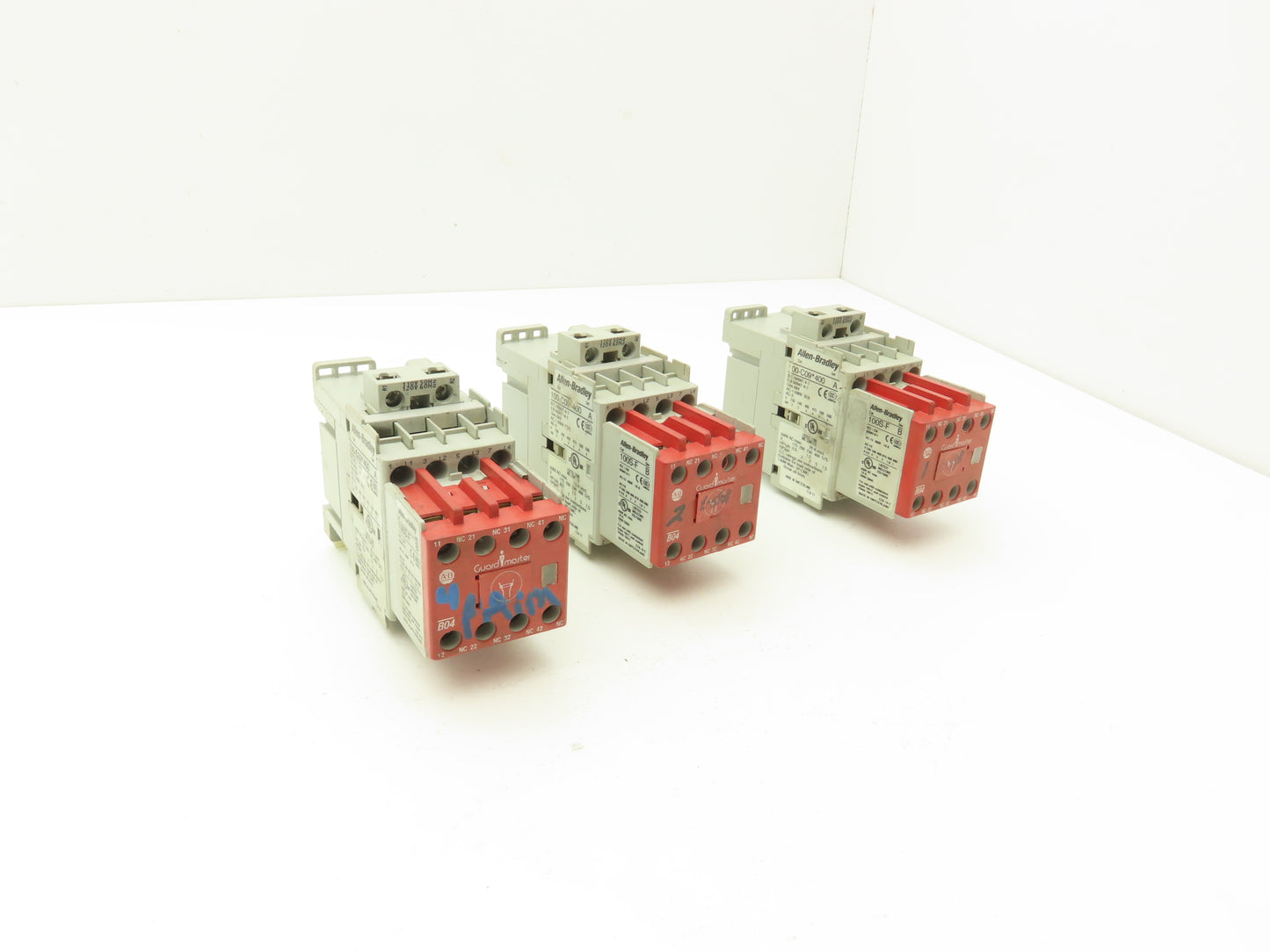 Allen Bradley 4 Pole Contactor Safety Control Relay 120V Coil Lot of 3
