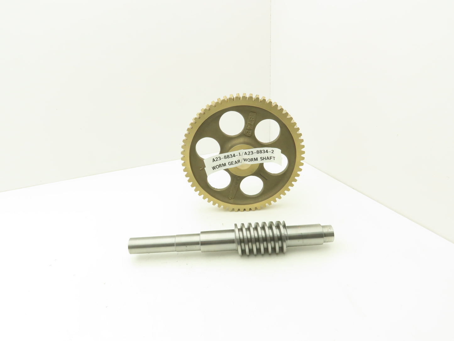 60 Tooth Bronze Worm Gear 10" Dia 1.5" Bore with 1-1/8" Output Shaft Gearbox Kit
