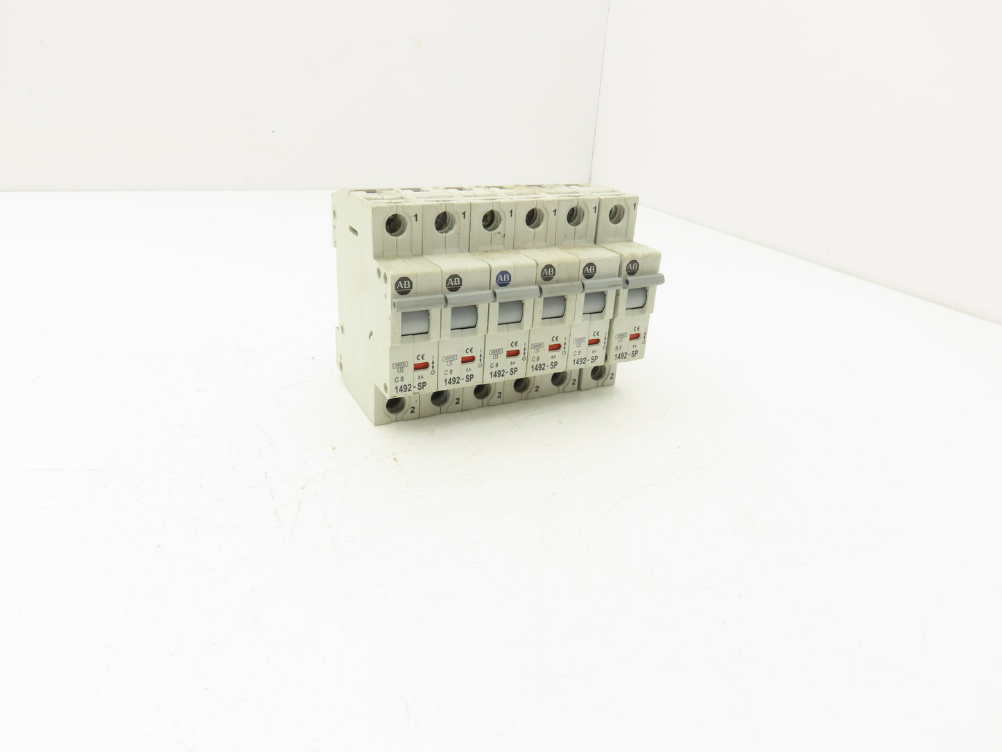 Allen Bradley 1492SP1C080 1492-SP1C080 Circuit Breaker 8A 1 Pole Lot of 6