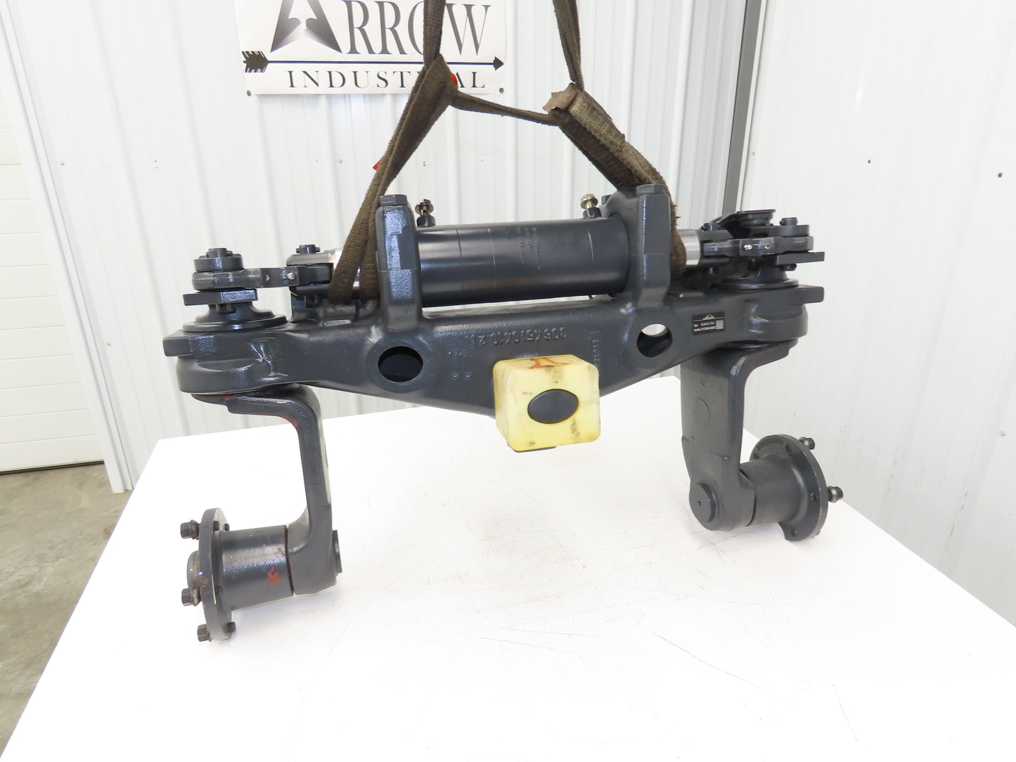 Linde AL20-03/3708 Forklift Rear Axle Dual Hydraulic Steering Assembly Off E20C