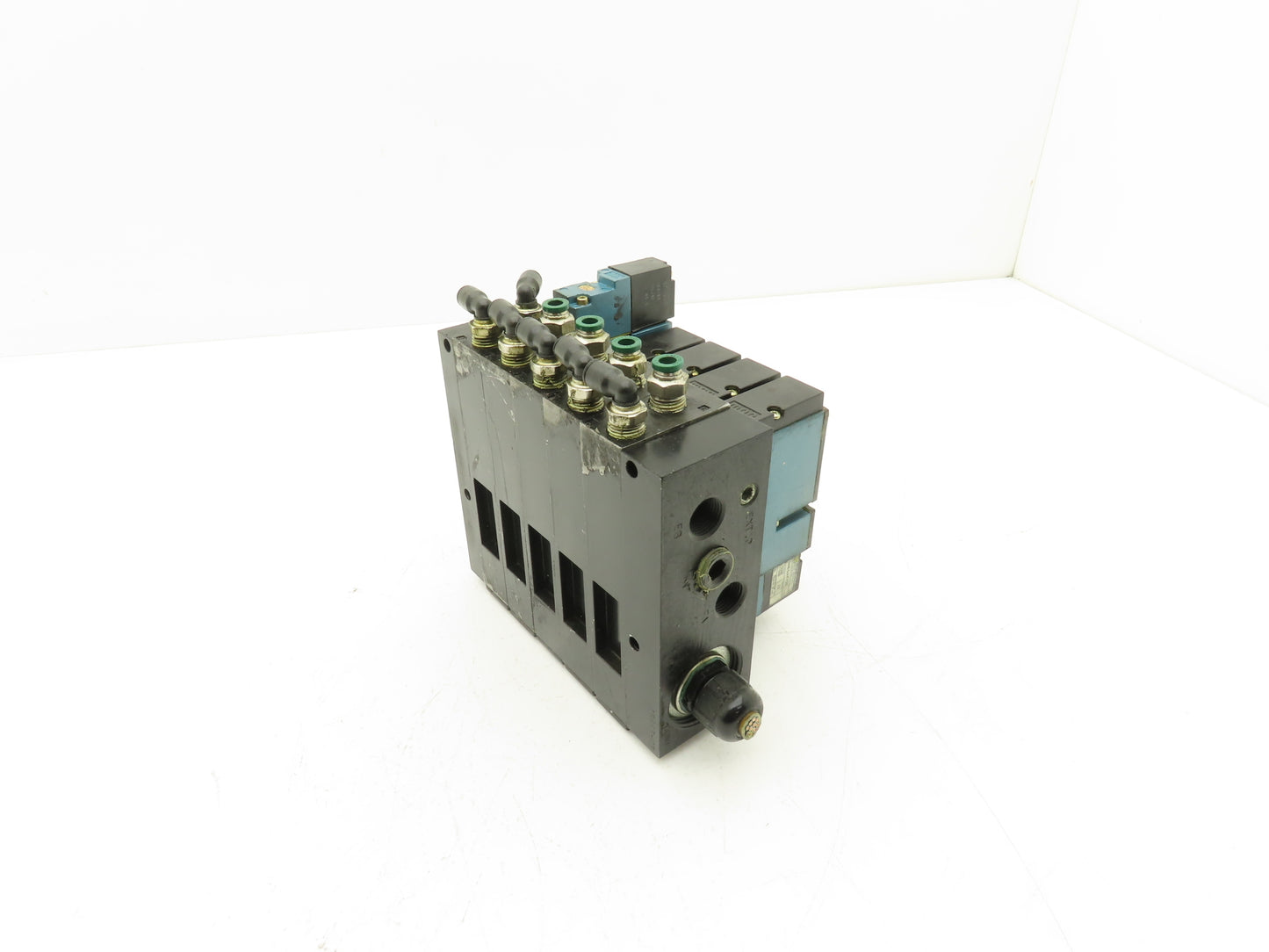MAC 92B-AAB-000-DM-DJAP-1DG Solenoid 5 Valve Manifold Assy 120V 92B-000-BJA