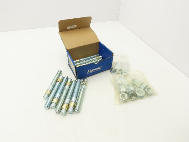 Fastenal 11562841 Wedge Anchor Concrete 3/4" x 5-1/2" Zink Plated Lot of 13