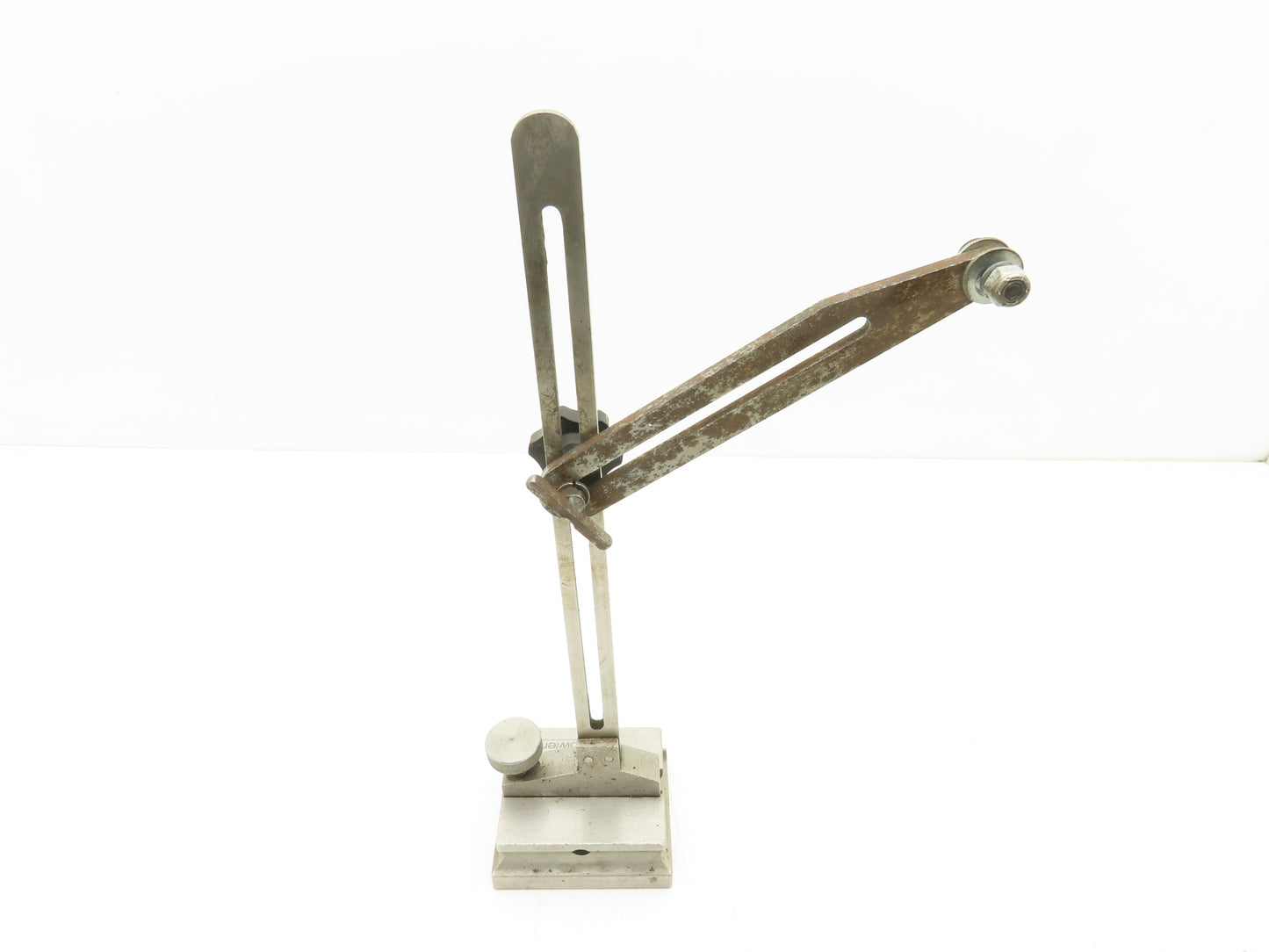Fowler 12" Indicator Gage Transfer Stand 7" Arm Steel Base