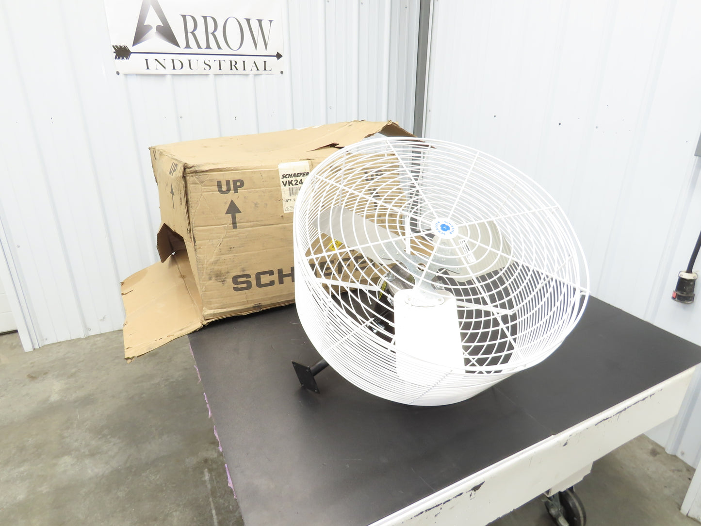 Schaefer VK24-3 Horizontal Air Flow Fan 24" 1/2Hp 230/460V 3Ph 1800RPM 7750CFM
