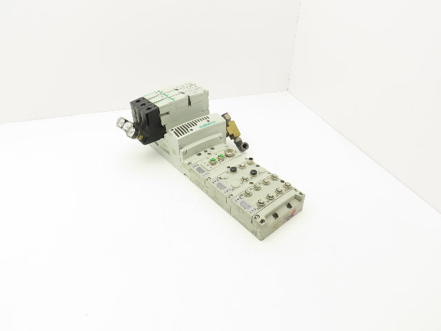 Numatics 4-Station DLR G3 4-Valve Manifold Assembly w/Comm Sub-Bus 24VDC