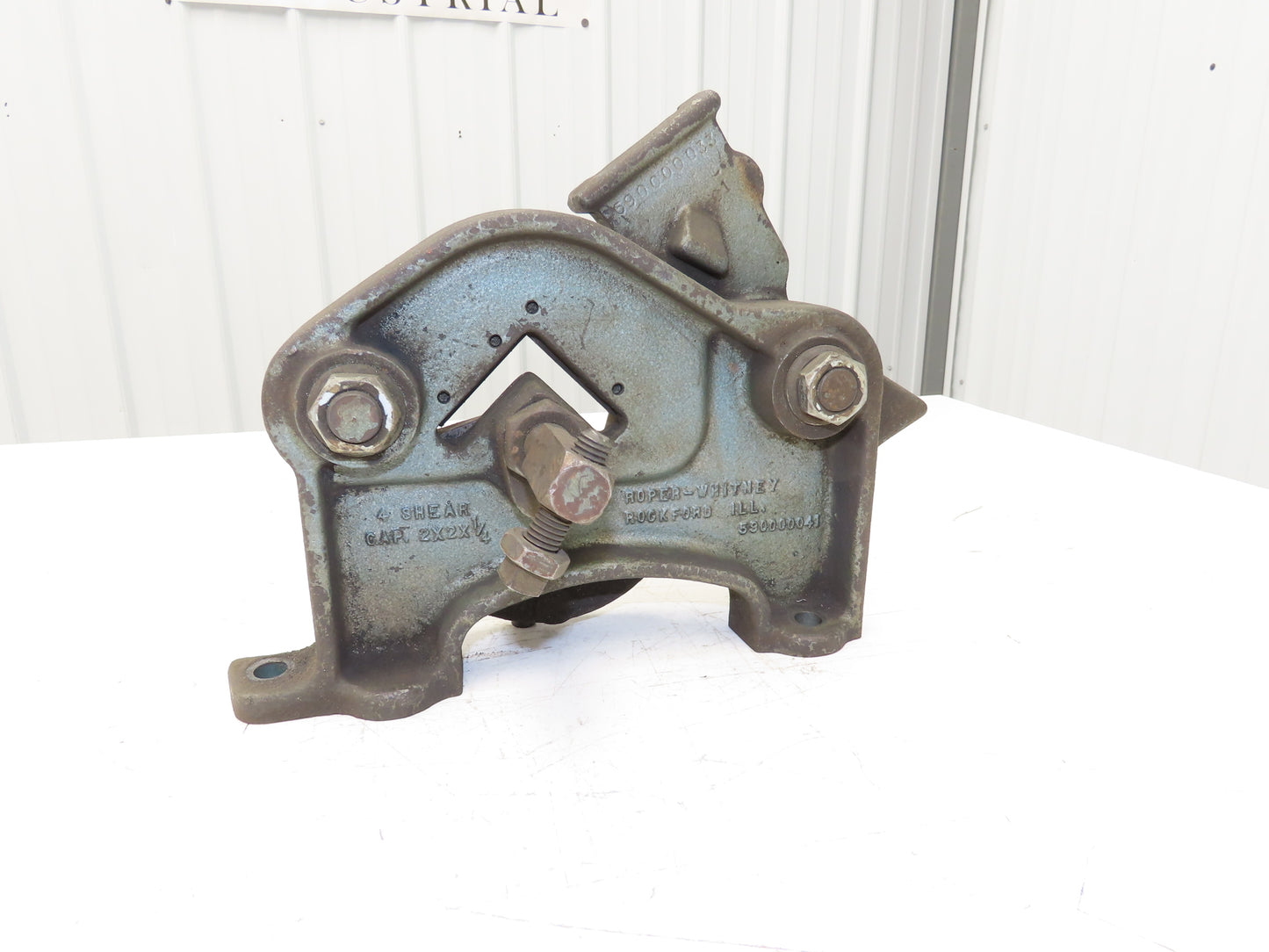 Roper Whitney 590000041 Slotted #4 Angle Iron Shear 2X2X1/4" Material 590000033