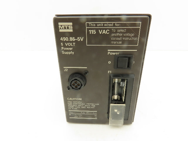 MTS 490.86-5V 5V Power Supply 115/230V Wired for 115 VAC