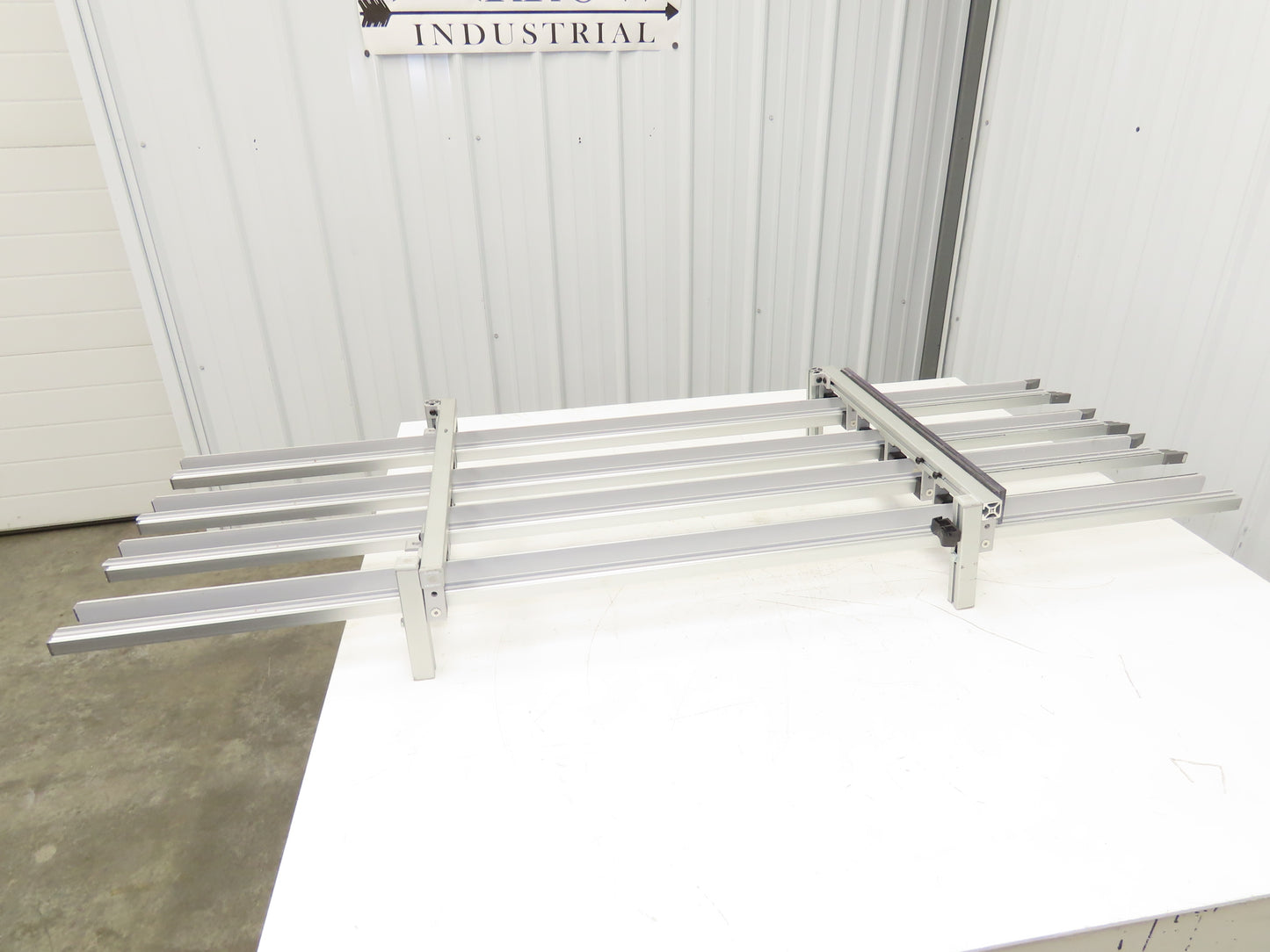 Dorner 2200 Series 18"W x 60"L Conveyor Bed Lane Guides Adj Small Parts Divider
