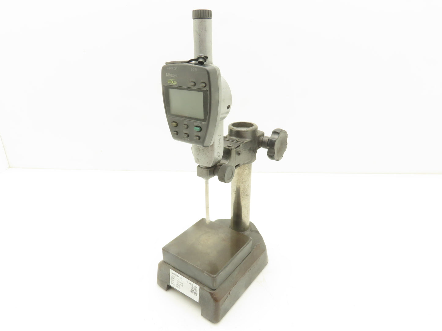 Mitutoyo 7008 Indicator Stand Square Anvil 160mm Post 0-2" Gage 543-558-1