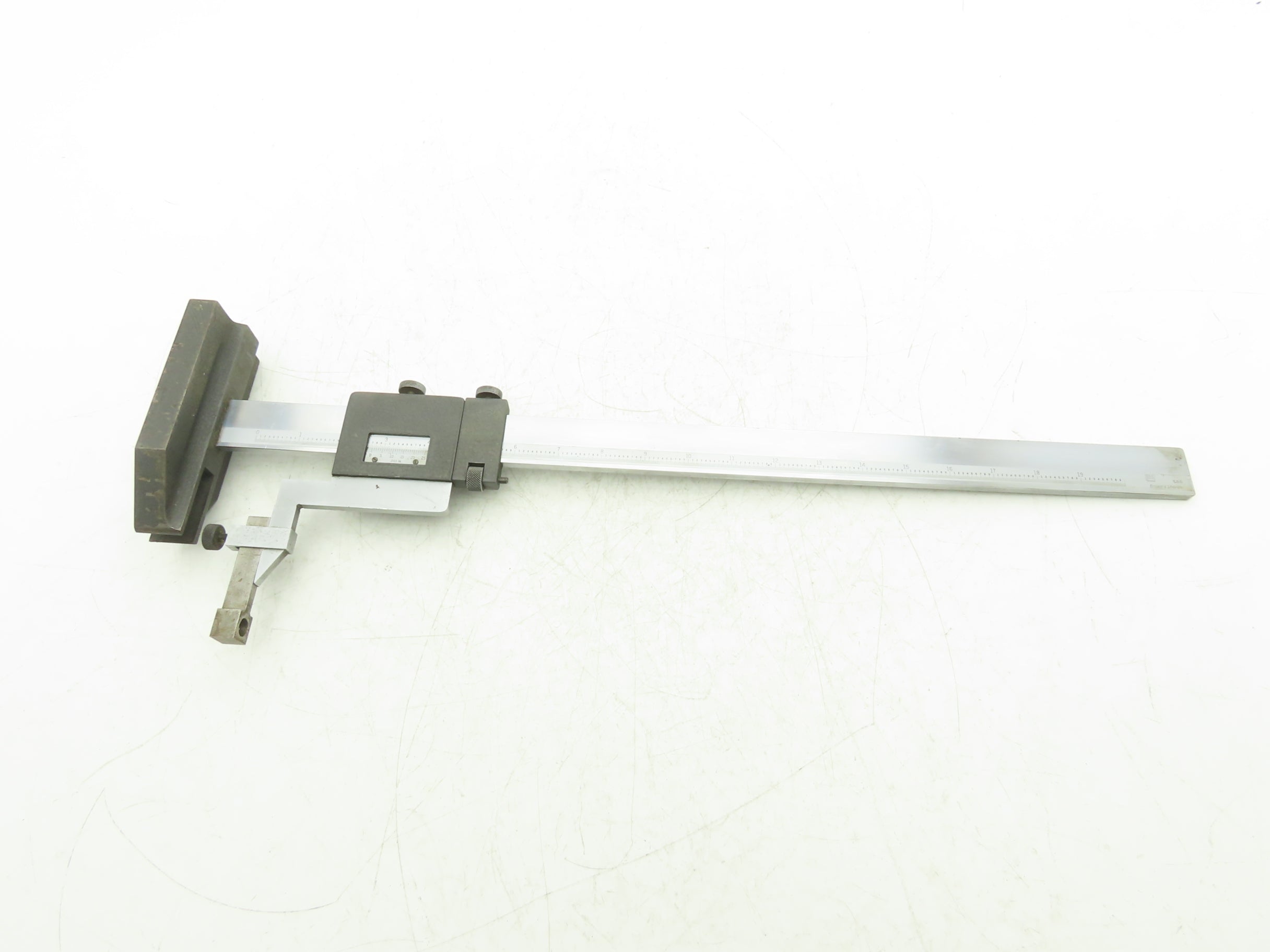 Brown & Sharpe 586 Vernier Height Gage 0-20" Range Stainless – ARROW ...