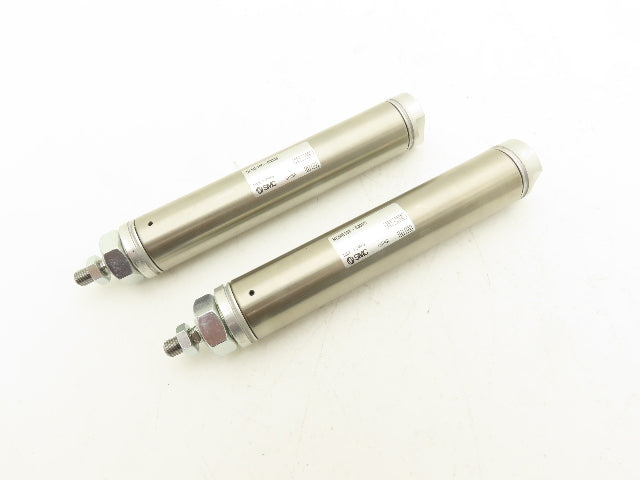 SMC NCMB106-0300S Pneumatic Spring Return Cylinder 1.06"Bore 2.5"Str Lot of 2