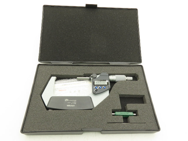 Mitutoyo 395-353-30 Digimatic Micrometer 2-3" Range Spherical Ball Anvil