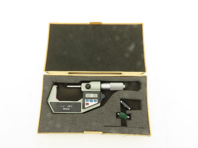 Mitutoyo 293-726 Digimatic Micrometer 1-2" Range Flat Anvil SPC Data