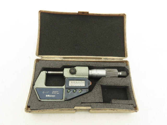 Mitutoyo 293-721-30 Digimatic Micrometer 0-1" 25.4mm Range SPC Data Output