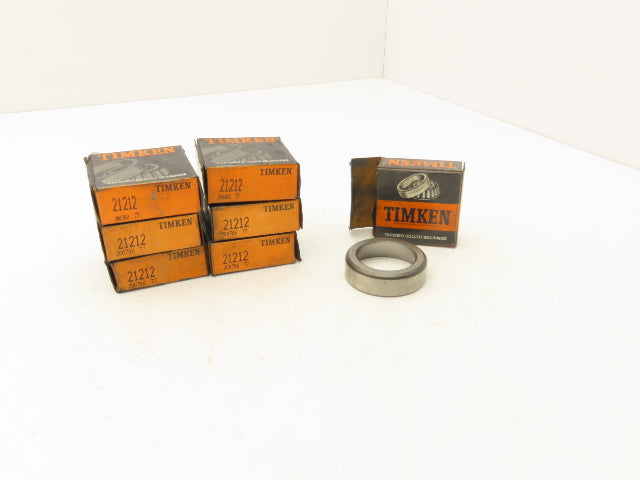 Timken 21212 Tapered Roller Bearing Cup 2.125" OD x 0.625" Width Lot of 7