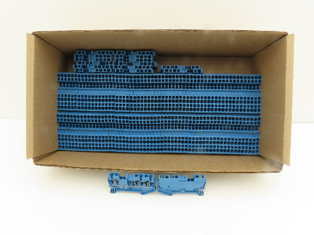 Phoenix ST 2,5-TWIN BU Feed Through Terminal Block 2.5 mm² 800V Blue Lot of 132