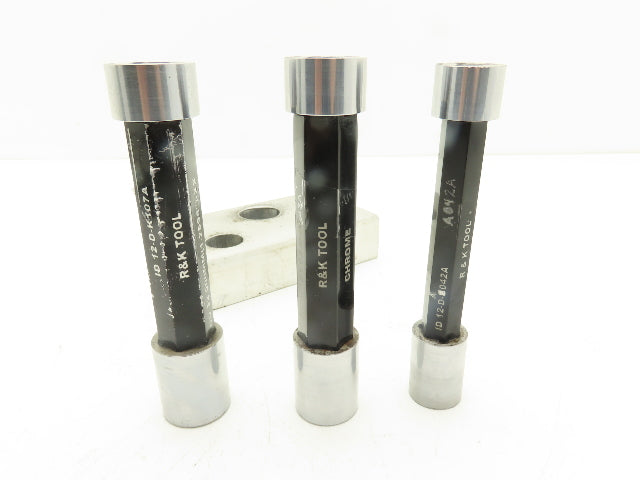 R&K Tool Pin Plug Guage Go Nogo 32mm 30.1500mm & 25.4mm Lot Of 3