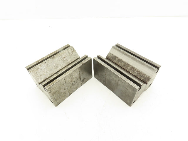 Precision Steel V Block Machinist Tool 3-1/2 X 2-3/4 X 4-7/8" Lot Of 2