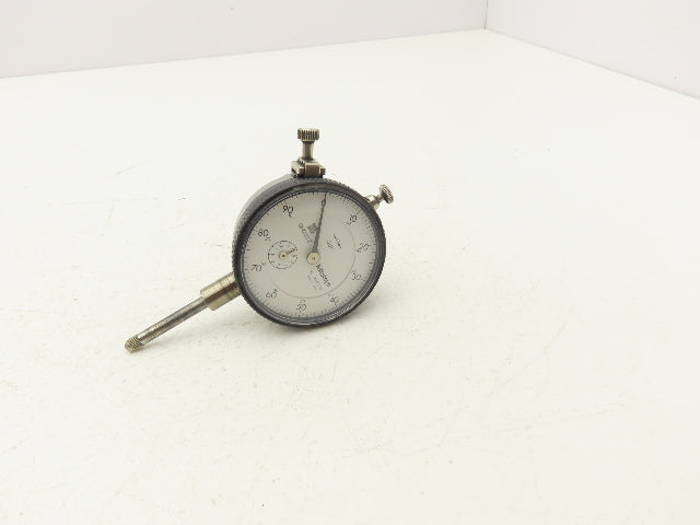 Mitutoyo 2416S-10 Dial Drop Indicator 0-100 Dial 0-1" Range .001" Flat Back