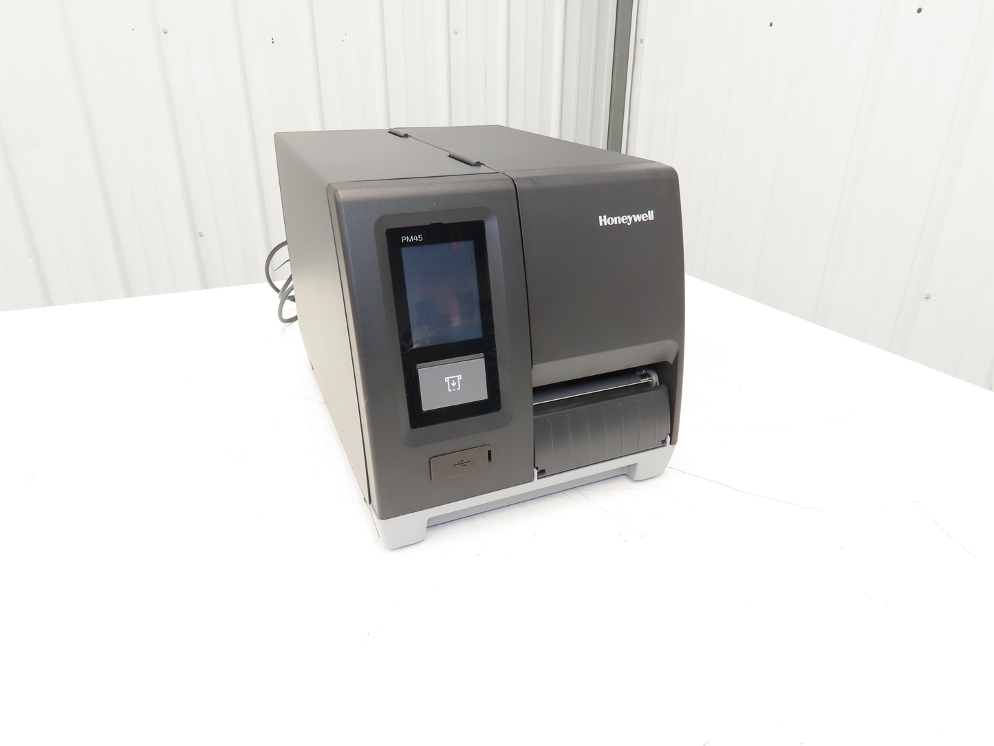 Honeywell PM45 Industrial Label Printer Thermal Transfer Applicator 4" Wide